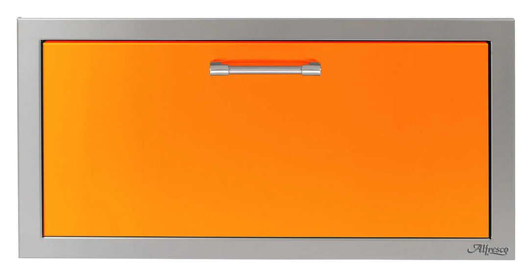 Alfresco 30-Inch VersaPower Stainless Steel Soft-Close Single Drawer