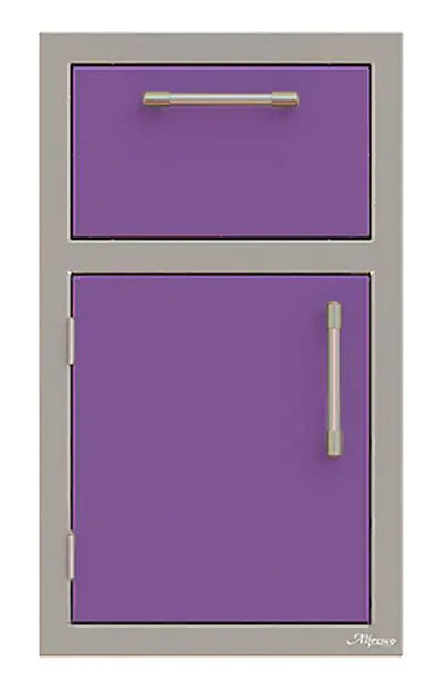 Alfresco 17-Inch Stainless Steel Left-Hinged Soft-Close Door & Drawer Combo
