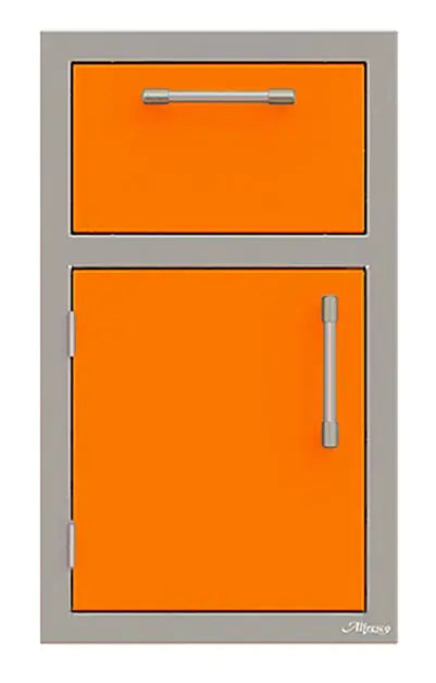 Alfresco 17-Inch Stainless Steel Left-Hinged Soft-Close Door & Drawer Combo