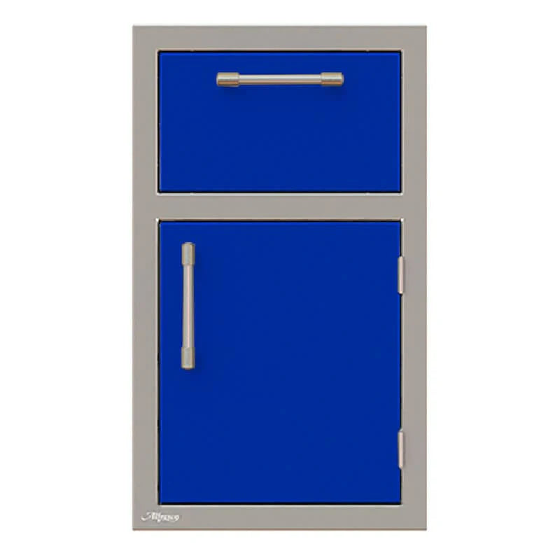 Alfresco 17-Inch Stainless Steel Right-Hinged Soft-Close Door & Drawer Combo