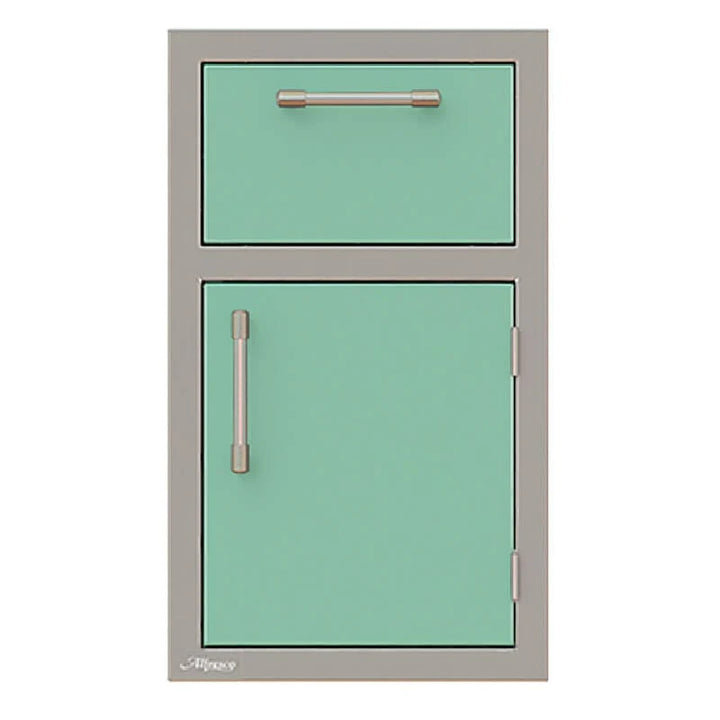 Alfresco 17-Inch Stainless Steel Right-Hinged Soft-Close Door & Drawer Combo