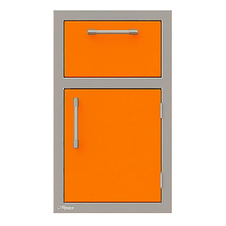 Alfresco 17-Inch Stainless Steel Right-Hinged Soft-Close Door & Drawer Combo