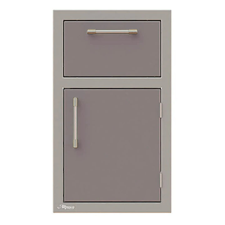 Alfresco 17-Inch Stainless Steel Right-Hinged Soft-Close Door & Drawer Combo