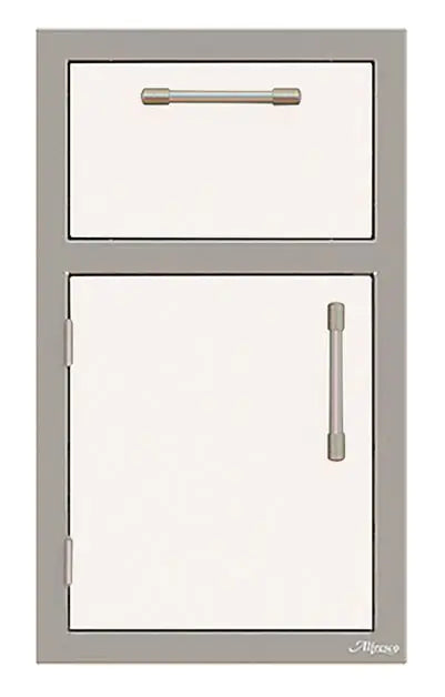 Alfresco 17-Inch Stainless Steel Soft-Close Door & Paper Towel Holder Combo