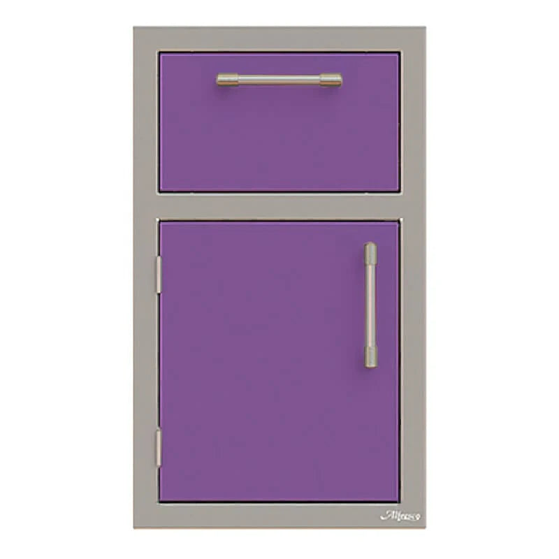 Alfresco 17-Inch Stainless Steel Soft-Close Door & Paper Towel Holder Combo