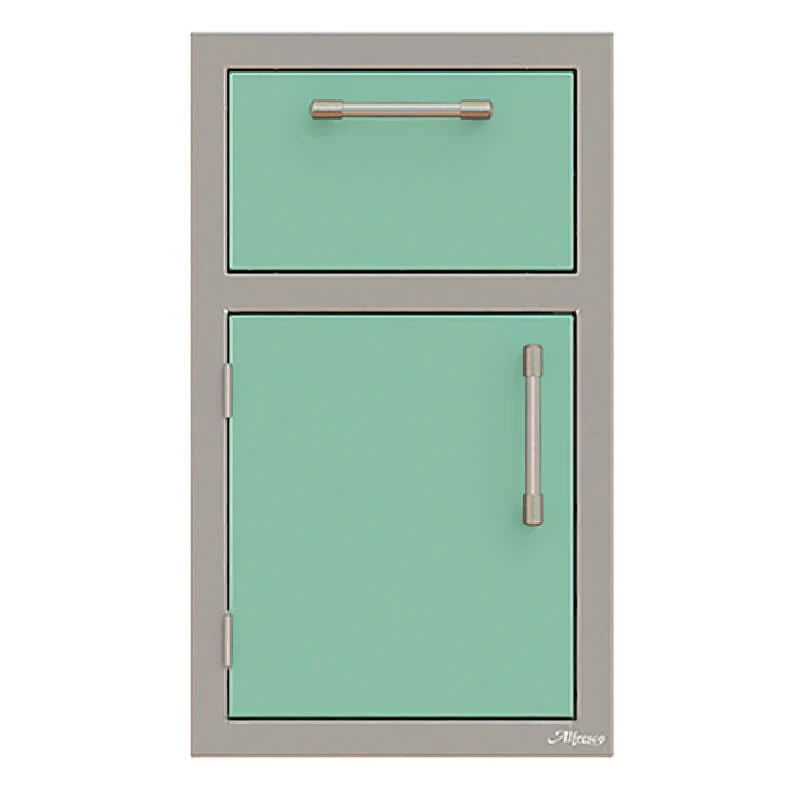 Alfresco 17-Inch Stainless Steel Soft-Close Door & Paper Towel Holder Combo