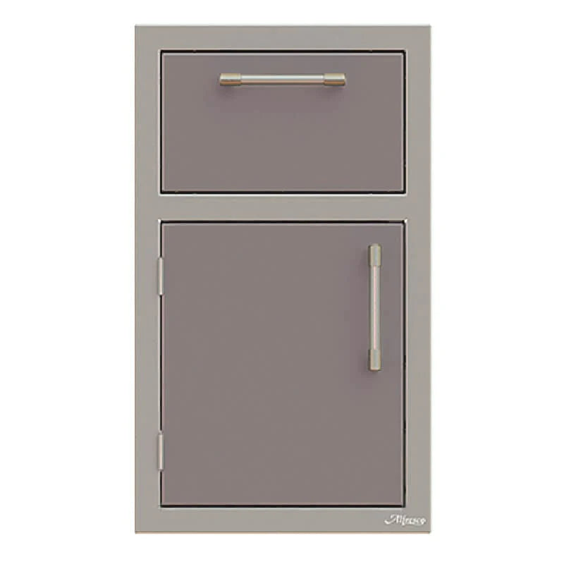 Alfresco 17-Inch Stainless Steel Soft-Close Door & Paper Towel Holder Combo