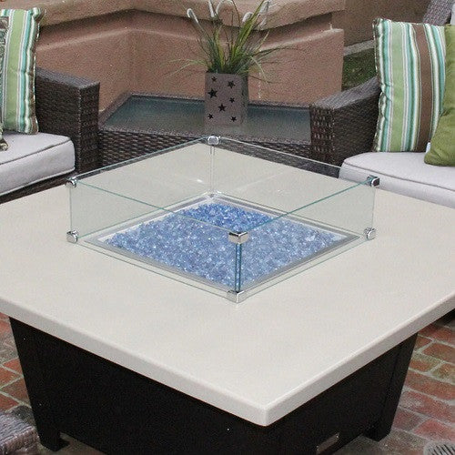 3/16" Clamped Tempered Glass Windscreen