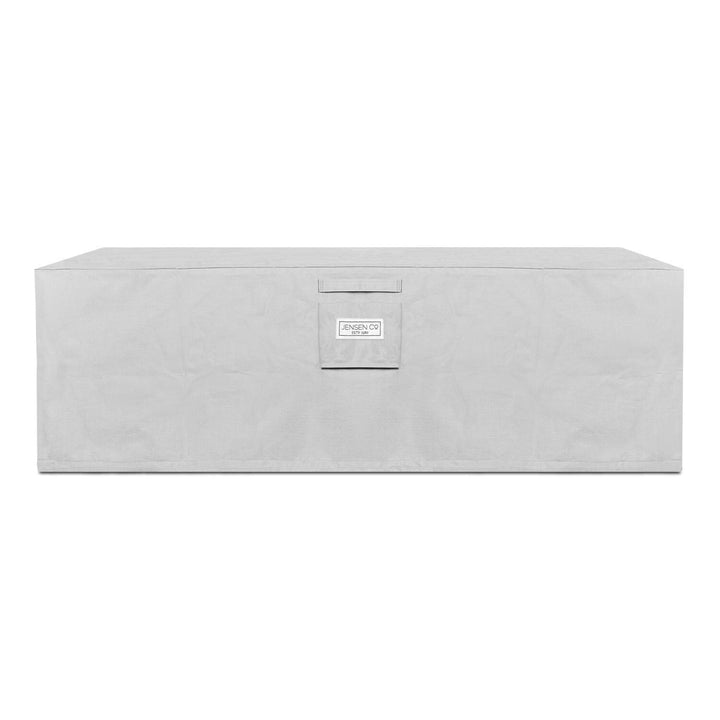 Real Flame 72-Inch Rectangular Aluminum Propane Fire Pit Table – Cloud Gray