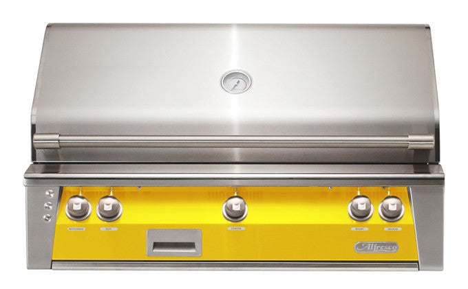 Alfresco - 42" ALXE Luxury Grill - Built-In - Traffic Yellow
