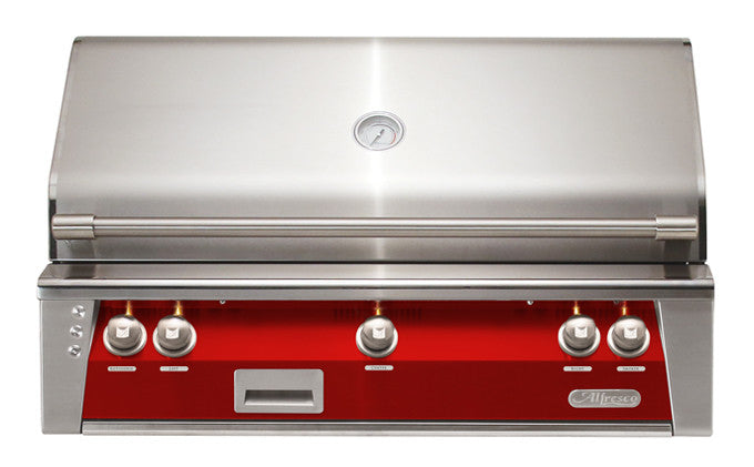 Alfresco - 42" ALXE Luxury Grill - Built-In - Carmine Red