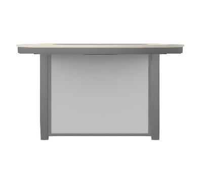 42″ Round Rustic Top Fire Table - Electronic Ignition, 60,000 BTU with Hidden Tank Drawer (NG or LP)