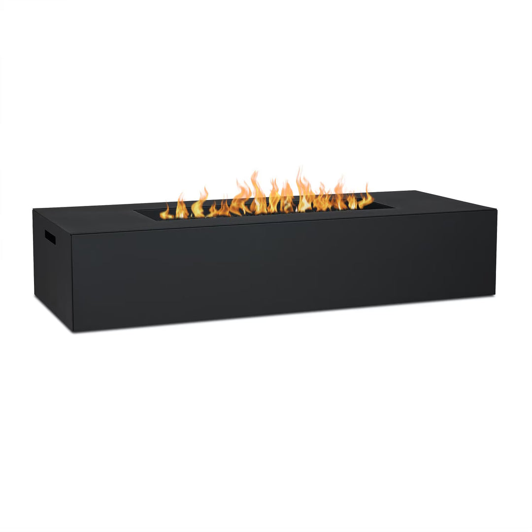 Covewood 72-Inch Rectangular Aluminum Propane Fire Pit Table in Cloud Gray (Copy)