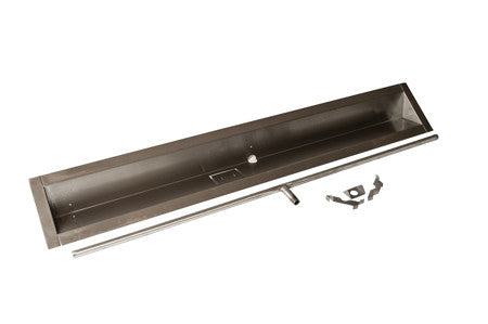 Hearth Products Controls - Stainless Steel Trough Burner Pan - Multiple Sizes