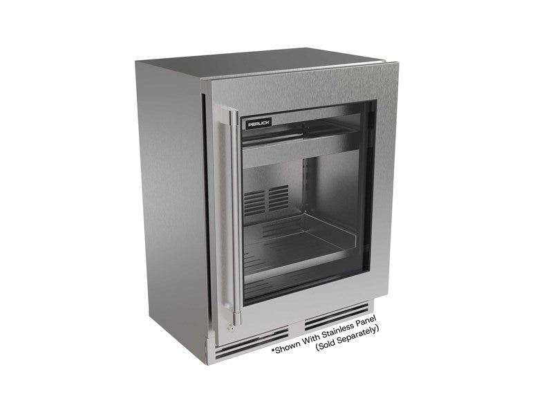 Perlick G5 Shallow ADA 24" Beverage Center – Glass Door, Panel Ready