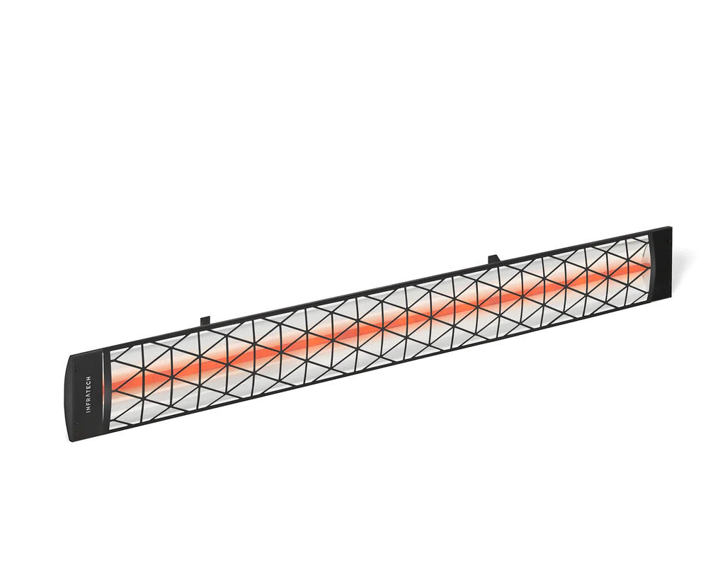 Infratech C3024BL1 Single Element Heater with Black Contemporary Motif