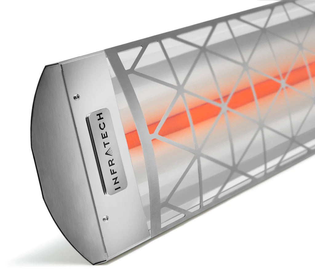Infratech C3024SS1 Single Element Heater with Stainless Steel Contemporary Motif