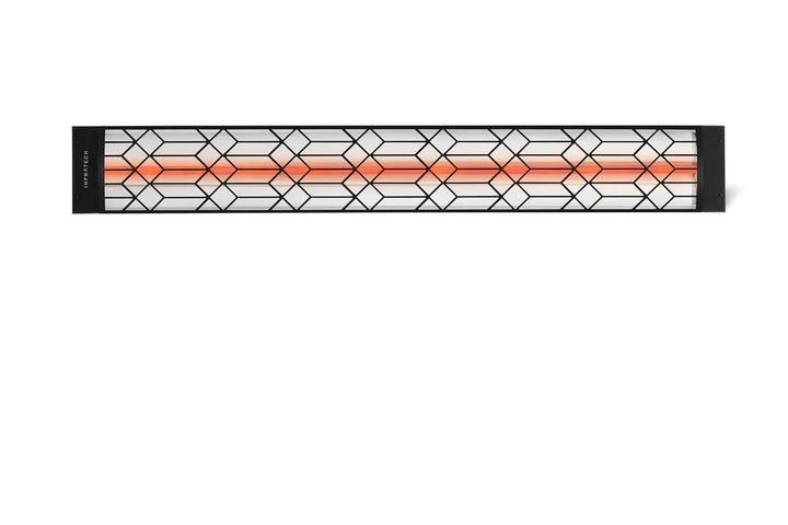 Infratech C4024BL2 Single Element Heater with Black Craftsman Motif