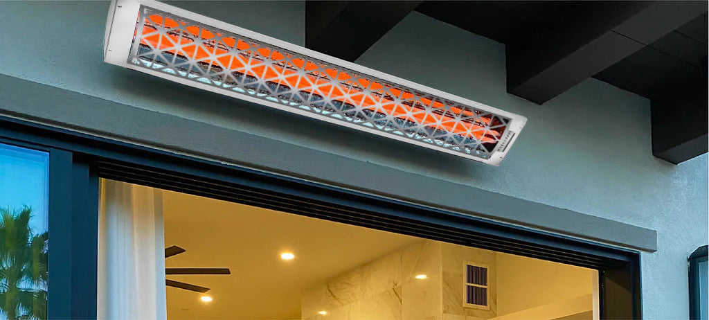 Infratech C3024SS1 Single Element Heater with Stainless Steel Contemporary Motif