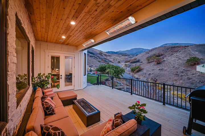 Infratech CD6024MG2 Dual Element Heater w/ SS Marine Grade Craftsman Motif