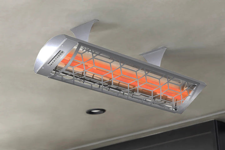 Infratech C4024SS2 Single Element Heater with Stainless Steel Craftsman Motif