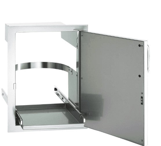 Fire Magic 53820 Stainless Steel Louvered Single Access Door with Propane Tank Storage – Left or Right Hinge