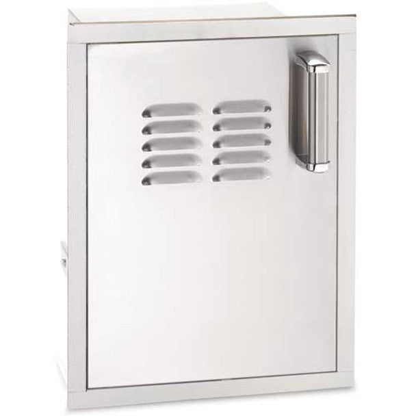 53820SC-TR-Vertical Single Door w/ Tank Tray & Louvers (DOOR HINGE: RIGHT) 