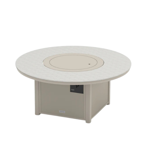 54″ Round Origins Top Fire Table - Electronic Ignition, 60,000 BTU with Hidden Tank Drawer (NG or LP)