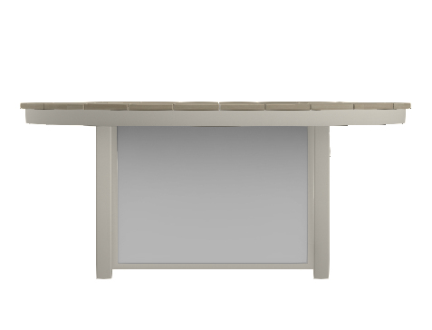 54″ Round Rustic Polymer Top Fire Table - Electronic Ignition, 60,000 BTU with Hidden Tank Drawer (NG or LP)
