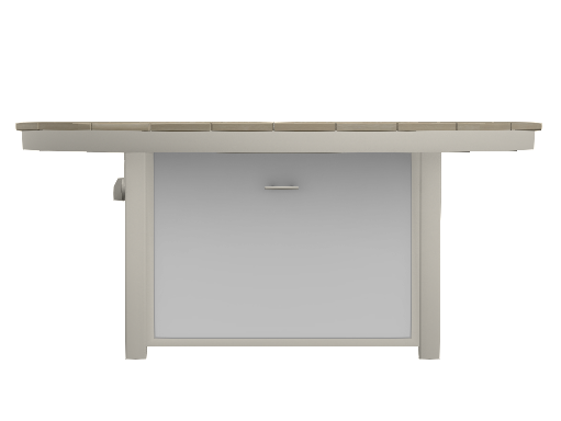 54″ Round Rustic Polymer Top Fire Table - Electronic Ignition, 60,000 BTU with Hidden Tank Drawer (NG or LP)