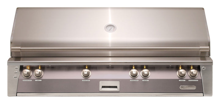 Alfresco - 56" ALXE Luxury Grill - Built-In - 3 Burner, Rotis, Smoker, SearZone™ - Signal Grey