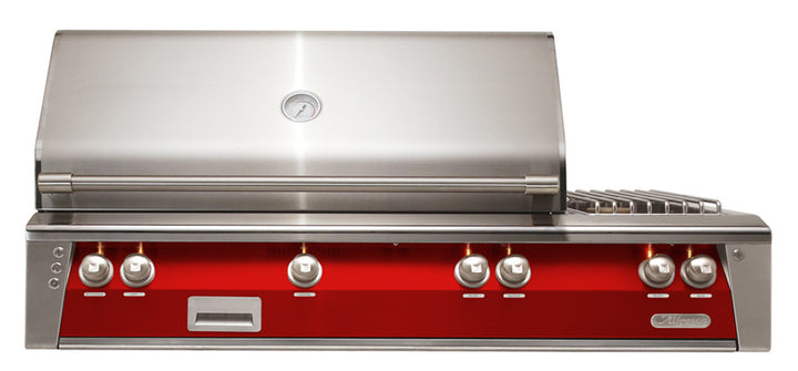 Alfresco - 56" ALXE Luxury Deluxe Grill - Built-In - Carmine Red