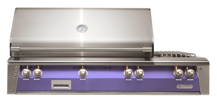 Alfresco - 56" ALXE Luxury Deluxe Grill - Built-In - Blue Lilac