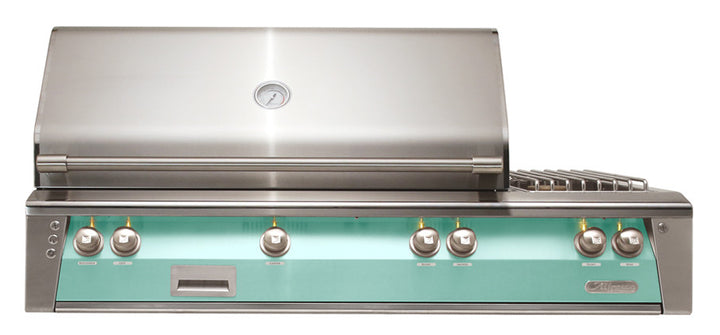 Alfresco - 56" ALXE Luxury Deluxe Grill - Built-In - Light Green