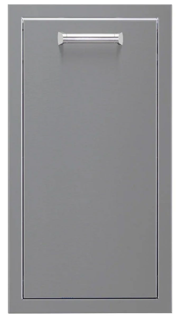 PGS AETD13H 13" Stainless Steel Rollout Trash Drawer for Outdoor Kitchens