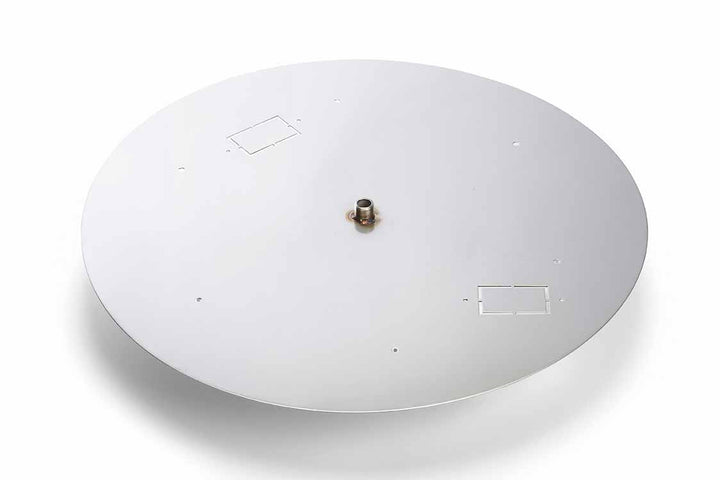 HPC Stainless Steel Round Flat Burner Pan - Multiple Sizes