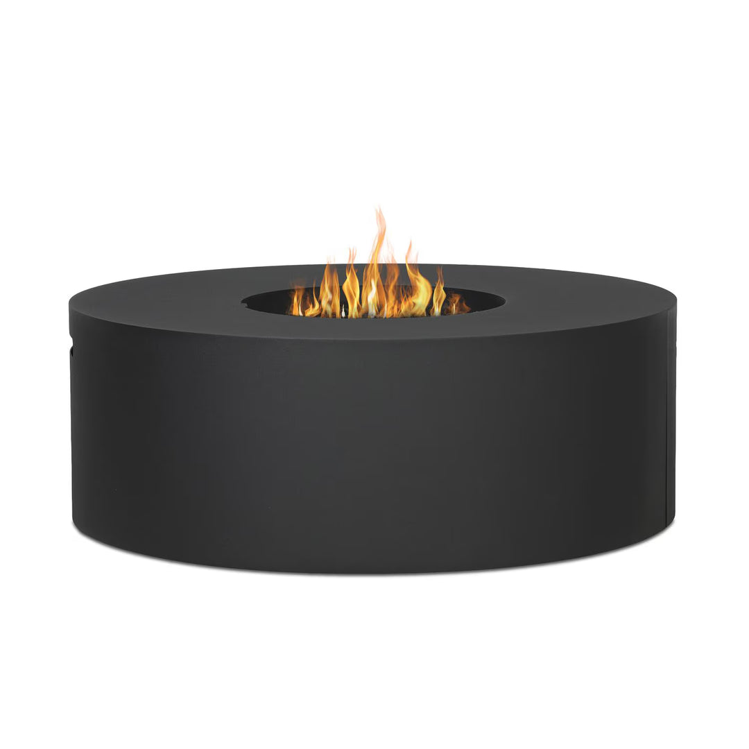 Real Flame 41-Inch Round Aluminum Natural Gas Fire Table (Ships Propane with Conversion Kit) by BBQGuys Signature