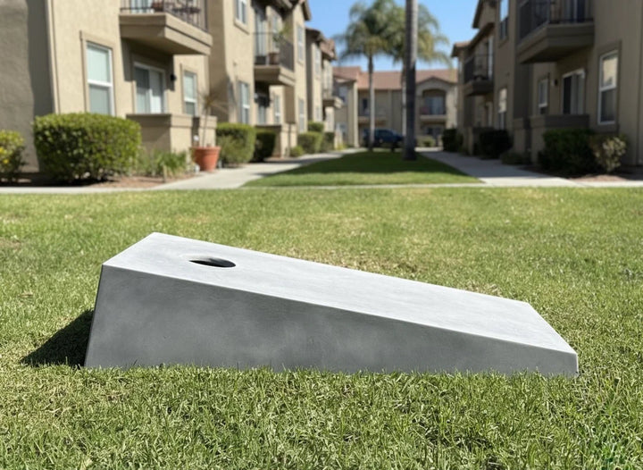 Concrete Cornhole Co. Modern All-Weather Concrete Cornhole Boards - Set of 2