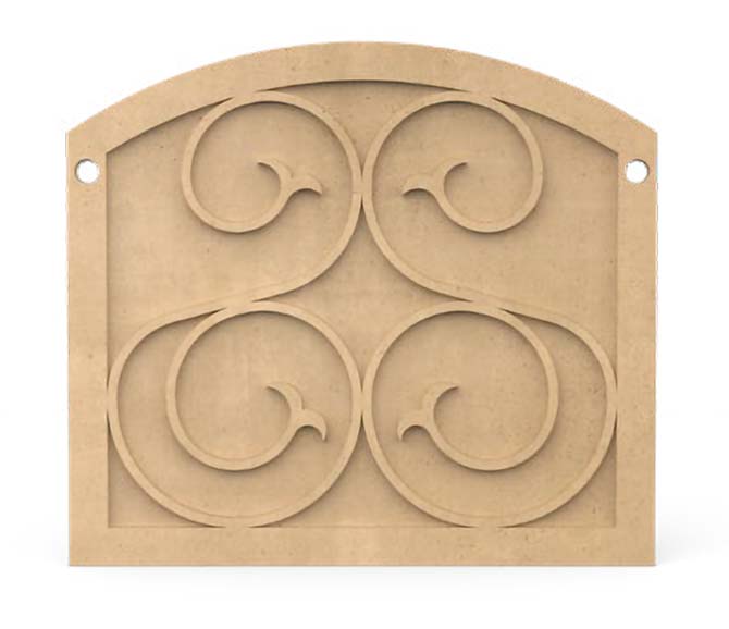 AFD GFRC Protector Plate for Phoenix, Grand Phoenix and Mariposa Fireplaces