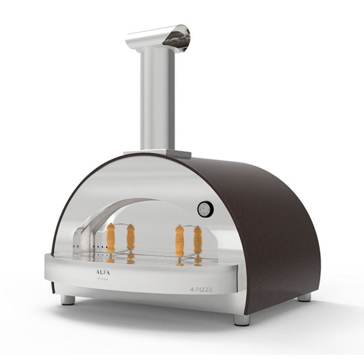 Alfa 4 Pizze Copper Top Wood Fired Pizza Oven - FX4P-LRAM-T