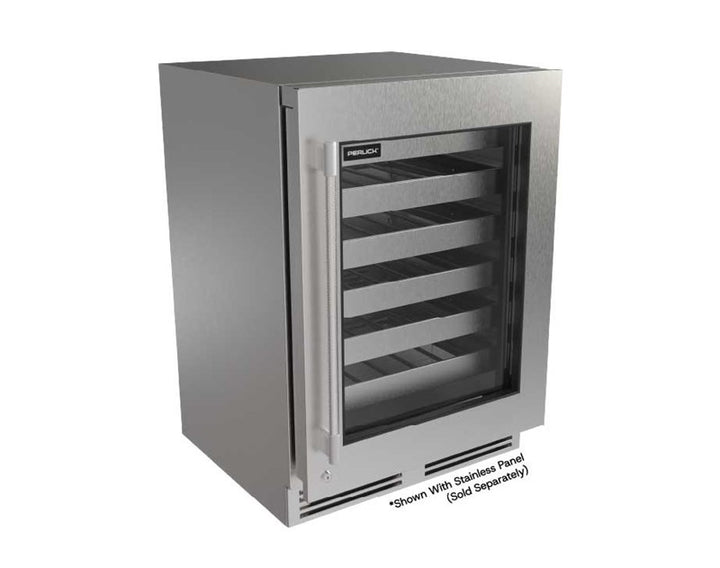 Perlick G5 Luxe 24" Wine Reserve with Glass Door – Panel Ready