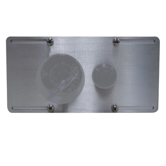 Aluminum Key Valve Mounting Plate – 11 3/8" x 4"