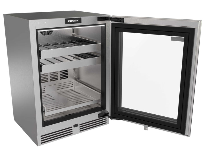 Perlick G5 Luxe 24" Beverage Center with Glass Door – Panel Ready