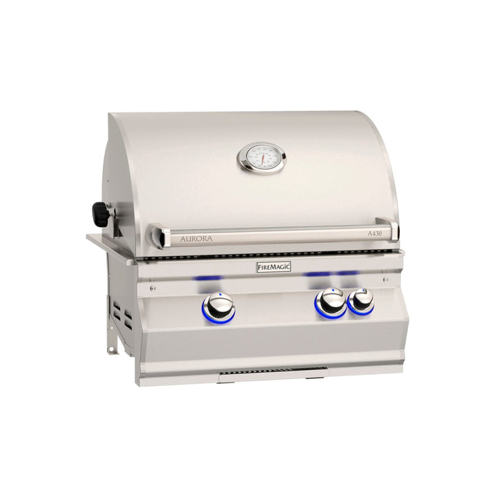 Fire Magic Aurora A430i 24-Inch Built-In Propane Grill with Infrared Burner & Rotisserie