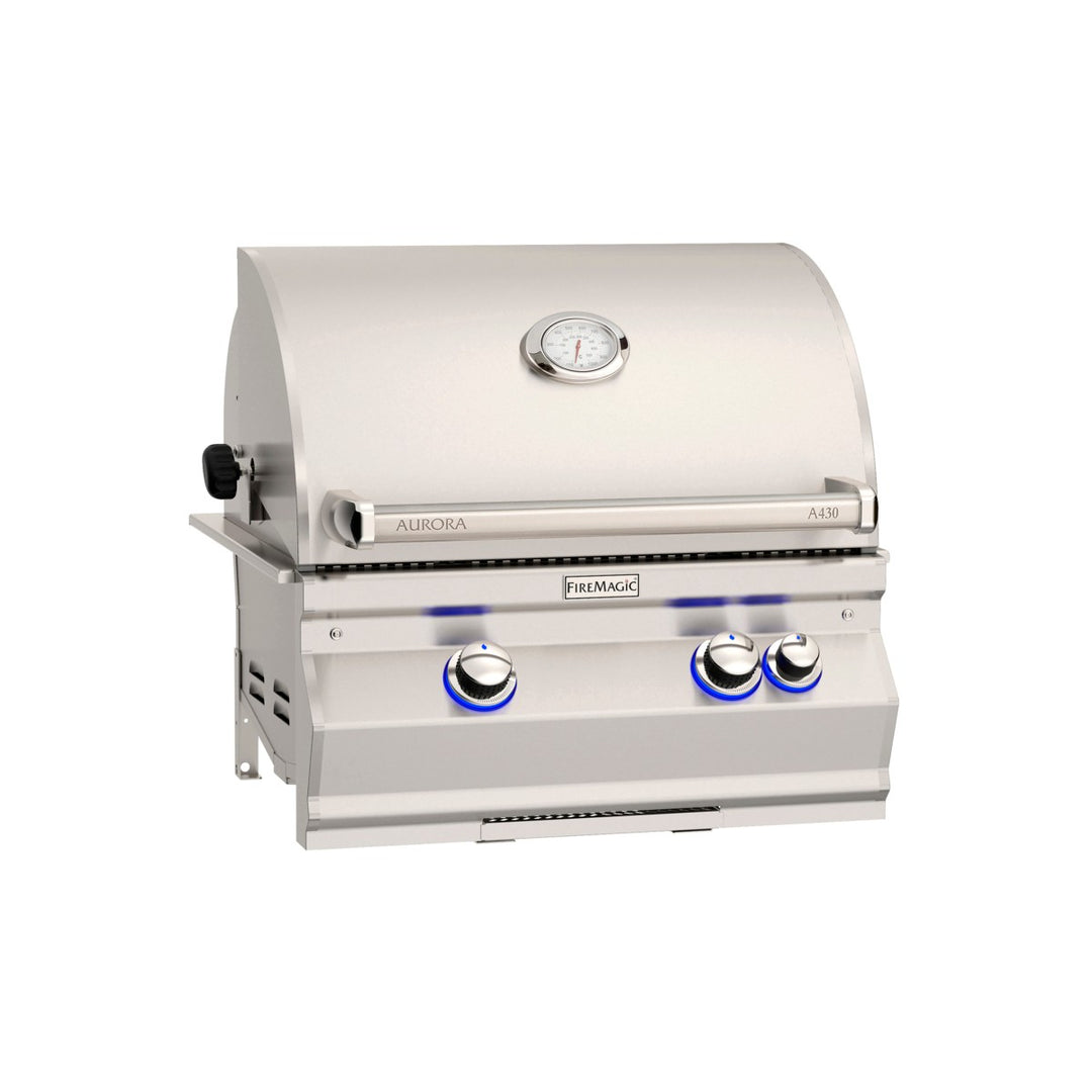 Fire Magic Aurora A430i 24-Inch Built-In Propane Grill with Rotisserie
