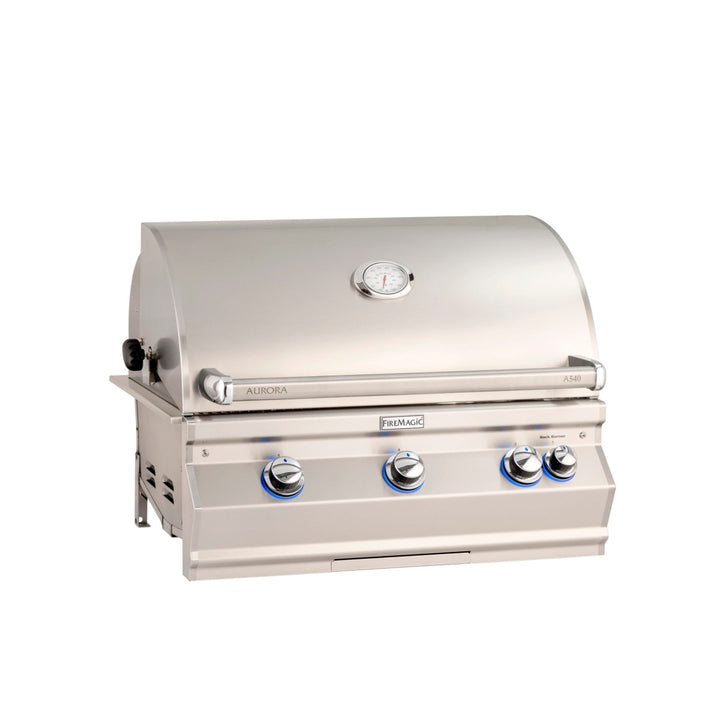Fire Magic Aurora A540i 30-Inch Built-In Natural Gas Grill with Infrared Sear Burner & Rotisserie