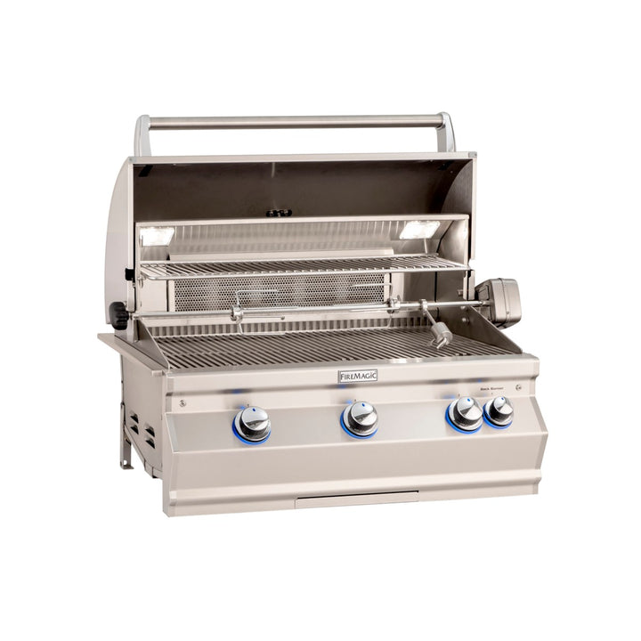 Fire Magic Aurora A540i 30-Inch Built-In Propane Grill with Infrared Sear Burner & Rotisserie