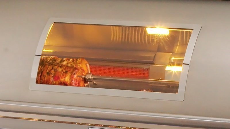 Fire Magic Aurora A790I 37-Inch Built-In Natural Gas Grill with Infrared Burner, Analog Thermometer & Magic View Window