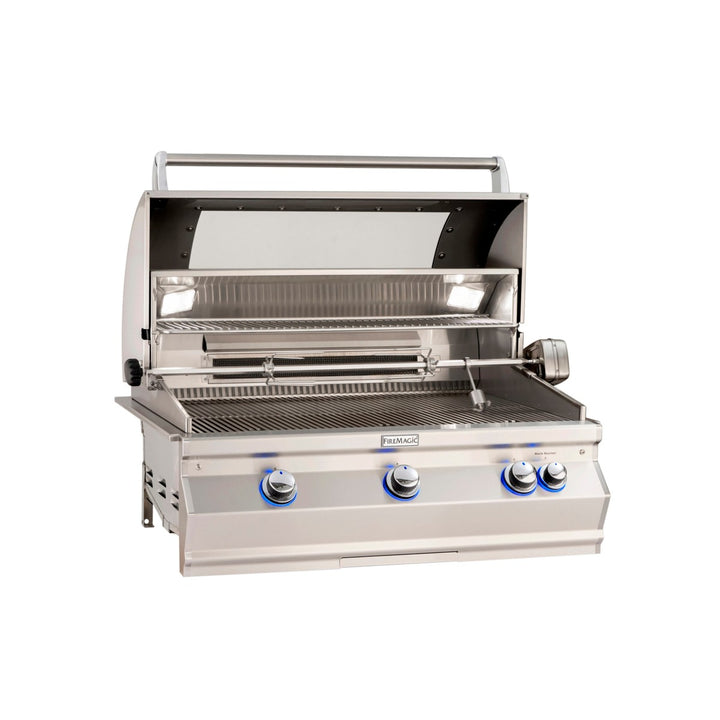 Fire Magic Aurora A790I 37-Inch Built-In Natural Gas Grill with Analog Thermometer & Magic View Window