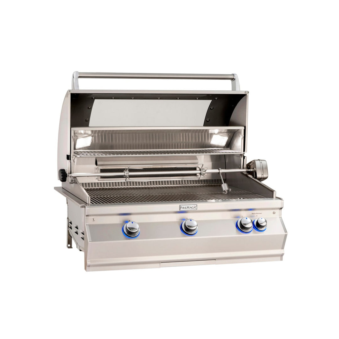 Fire Magic Aurora A790I 37-Inch Built-In Propane Grill with Analog Thermometer & Magic View Window